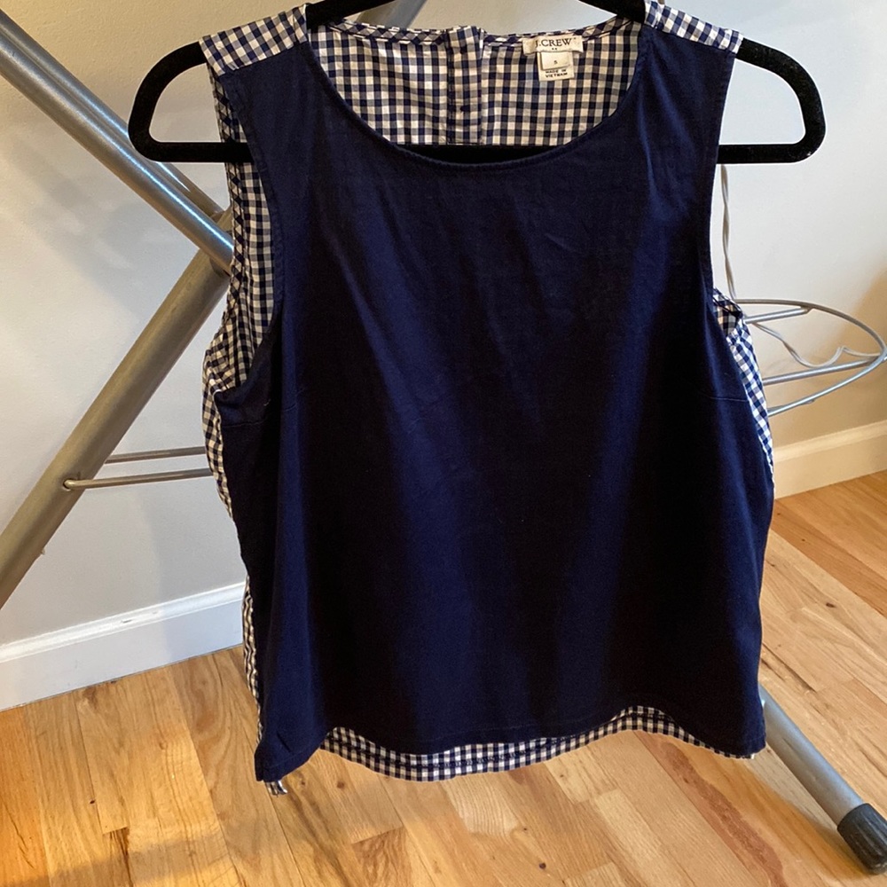 J. Crew button-back tank